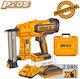 Ingco Battery Brad Nailer Gun 20V for Nails