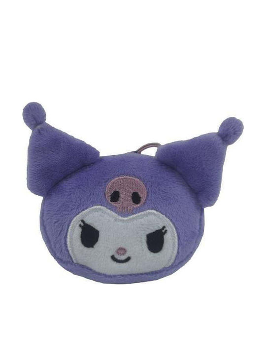 Kuromi Kopf Lila Mini Schlüsselanhänger Plüsch Kuromi Kopf Lila Mini Schlüsselanhänger Plüsch