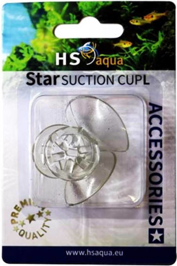 Βεντουζες Στηριξης Σωληνων Διαφανες 2 Tem Hs Aqua Star Suction Cup Large 2 Pcs