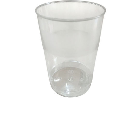 Ποτήρι Reusable Κρυσταλ Σκληρό Διαφανές 300ml 10 Τμχ