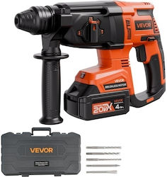 Vevor DC20WSDC26MMTHJL9001V2 Ciocan Rotopercutor cu Percuție 20V cu 1 Acumulator de 4Ah Vevor DC20WSDC26MMTHJL9001V2 Ciocan Rotopercutor cu Percuție 20V cu 1 Acumulator de 4Ah