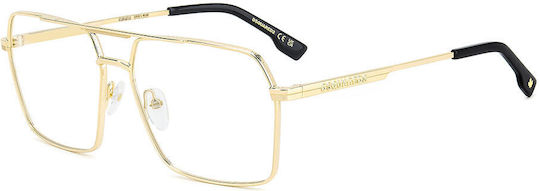 Dsquared2 Ανδρικός Μεταλλικός Σκελετός Χρυσός D2 0157 000