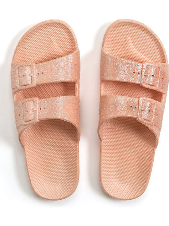 Glitter Slides σε Ροζ Χρώμα