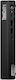 Lenovo ThinkCentre M70q Gen 5 Mini PC (Core i3-14100T/8GB DDR5/256GB SSD/W11 Pro)