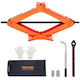 Vevor Scissor Jack 2.5 Tons/5512 Lbs 2500.00 Kg Car Scissor Jack Lifting Range 3 7"-17 1" 9 4-43 4 Cm Scissor Lifting Jack Ratchet Handle L Wrench Portable Tire Jack Cars Trucks Sedans MPVs