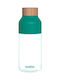 Quokka Bottle Water Glass with Screw Cap Green 570ml