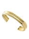 Loisir Women's Bracelet Handcuffs Made of Stainless Steel Gold Plated 5cm