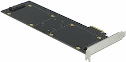 Delock Pci Express X2 Card 4 X Hdd Ssd Sata 22 Pin Data + Power Raid Delock 90433