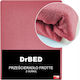 Drbed Protecție pentru Saltea Semi-dublu cu Fustă Roz 120x200cm