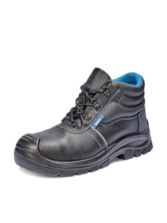Cerva Waterproof Cizme de Securitate Black S1P cu Certificare SRC