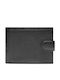 Leather Men's Wallet Classic with RFID Black