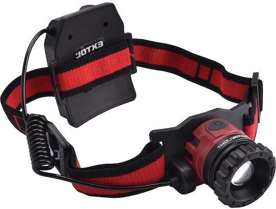 Extol Lanternă cu Bliț Reîncărcabilă de Tip Cască LED cu Luminozitate Maximă 450lm