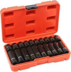 Verke Căpăcel Pneumatic - Pneumatic Priza cu Patrat de Prindere 1/2" Diametru 20 / 10 / 11 / 12 / 13 / 14 / 15 / 16 / 17 / 18 / 19 / 1/2" 1buc