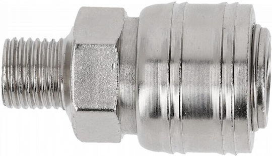 Cuplaj Hogert Ht4r802 1/4" Filete Piese Pentru Scule Pneumatice Oțel