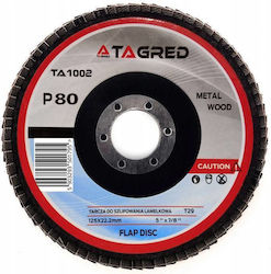 Ta1002 Circular Disc Metal Grinding 125mm/22.23mm P80 Tagred