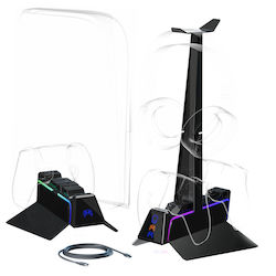 Oniverse Ps5 Fast Charging Station Black Playstation 5
