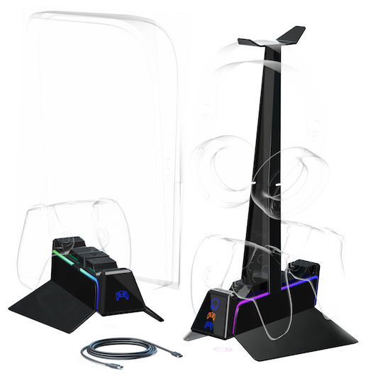 Oniverse Ps5 Fast Charging Station Black Playstation 5