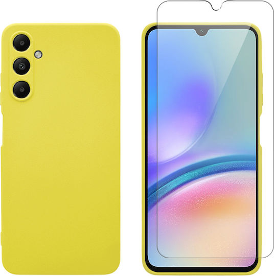 Redshield Umschlag Rückseite Silikon Set mit Glas (Galaxy A05S)