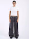 Damenjeans in Weit geschnittener Linie Mid Grey