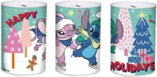 Diakakis Lilo & Stitch Children's Money Box Metal Multicolored 12x12cm