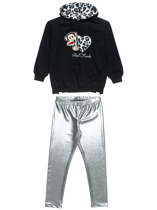Kids' Set with Leggings & Outerwear Winter 2pcs Black