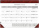 Υδρόγειος Μηνιαίο Planner 2026 Κόκκινο 34x49εκ.