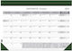 Ydrogeios Monthly Planner 2026 Green 34x49cm