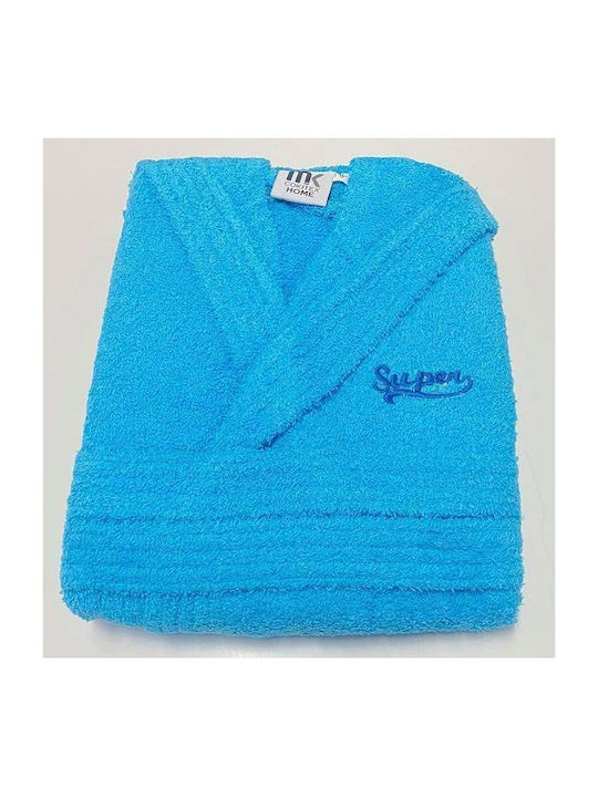 Hatzitex Kids Hooded Bathrobe Sky Blue
