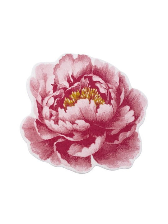 Abyss & Habidecor Bath Mat Cotton Round Pivoine 7372-15573 Pivoine Width 100cm