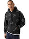 Graphic Sweatshirt with Hood Phantom Black