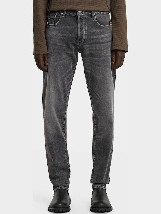 Ανδρικό Παντελόνι Τζιν με Regular Tapered Εφαρμογή Grey