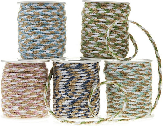Dreifarbige Baumwollschnürsenkel 40813-94 Öl
