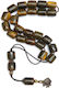 Roloi Komboloi Horn Worry Beads with 23 Beads Multicolour 38cm