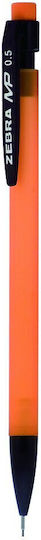 Zebra Mechanical Pencil With Eraser Mp 0.5 Orange