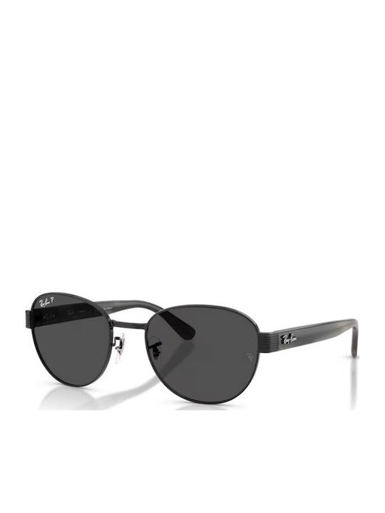 Ray Ban Unisex Γυαλιά Ηλίου με Μαύρο Μεταλλικό Σκελετό και Μαύρο