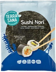 Sushi Nori Algae Terrasana 25g 10 Pieces Organic Sushi Nori Algae Terrasana 25g 10 Pieces Organic