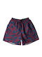 Men's Swimwear Shorts Burgundy with Patterns