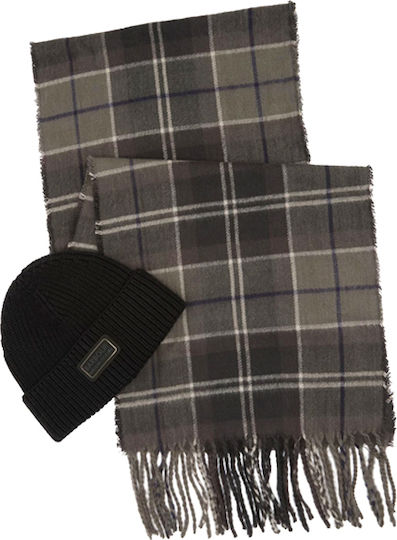 Sweeper Beanie Ανδρικός Σκούφος με Rib Πλέξη σε Γκρι χρώμα