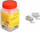 Delock Set 50 Conectori Rj45 Ftp Pentru Rețea Cat.6 Easy Connect + Manson Transparent Delock 66905