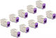 Delock Set 10 Bucăți Keystone Modul RJ45 LSA Cat.6a Fără Unealtă Violet Delock 88121
