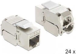 Delock Keystone Modul Rj45 > Lsa Cat.6a 24 Stück Box Delock 86405 Delock Keystone Modul Rj45 > Lsa Cat.6a 24 Stück Box Delock 86405