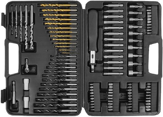 Verke Set 110 Burghie HSS cu Tija Hexagonală pentru Metal, Materiale de construcție și Lemn