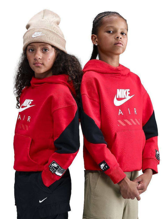 Nike Fleece Παιδικό Φούτερ University Red / Black
