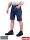 Reis Arbeitsshorts Jeans Schwarz
