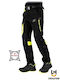 Raw-Pol Pantaloni de Lucru Negru