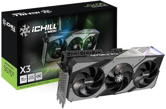 Inno 3D GeForce RTX 5070 Ti 16GB GDDR7 iChill X3 Κάρτα Γραφικών