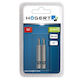 Set 2 Screwdriver Bits Hogert Hexagonal Ph2 50mm S2 Steel