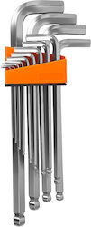 Комплект Allen Ключове 2-19 Мм V35506 Verke