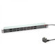 Roline 19" PDU Erweiterung Schuko Zu IEC C13 Aluminium 2m