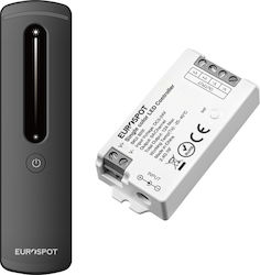 Eurospot Led Kit Controller+ Schwarze Fernbedienung RF 2.4GHz Monochrome Lichtleiste Eu6042 Eurospot Led Kit Controller+ Schwarze Fernbedienung RF 2.4GHz Monochrome Lichtleiste Eu6042